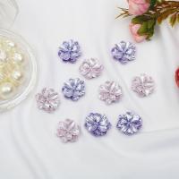 DIY Jewelry Supplies, Resin, Flower, more colors for choice, 25x25mm, Sold By PC