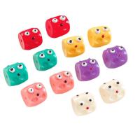 Resin Jewelry Beads, DIY, more colors for choice, 13x12mm, 10PCs/Bag, Sold By Bag