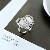 Zinc Alloy Finger Ring with Crystal fashion jewelry & for woman nickel lead & cadmium free 14MM Sold By PC