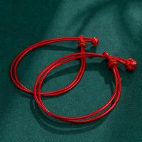 Fashion Bracelet Cord Leather Unisex red Sold By PC