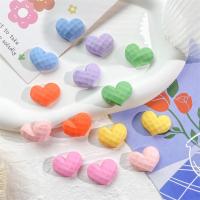 Celular Kit de bricolaje, resina, Corazón, engomada de gota, más colores para la opción, 25x20mm, Vendido por UD