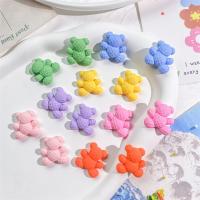 Mobile Phone DIY Decoration, Resin, Bear, epoxy gel, more colors for choice, 24x23mm, Sold By PC