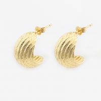 Brass Stud Earring high quality gold color plated fashion jewelry & for woman nickel lead & cadmium free Sold By Pair