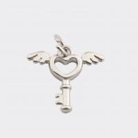 Brass Jewelry Pendants Key high quality plated DIY nickel lead & cadmium free Sold By PC