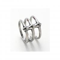 Rustfrit stål fingre Ringe, 304 rustfrit stål, Salve, forskellig størrelse for valg & forskellige stilarter for valg & for mennesket, Solgt af PC