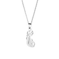 Stainless Steel Jewelry Necklace, 304 Stainless Steel, with 5cm extender chain, polished, for woman, Length:45 cm, Sold By PC