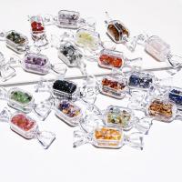 Fashion Decoration, Gemstone, with Acrylic, Candy, durable, more colors for choice, 25x82mm, Sold By PC