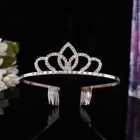Bridal Tiaras, Tibetan Style, Girl & different styles for choice & with rhinestone, nickel, lead & cadmium free, Sold By PC
