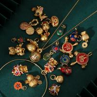 Grânulos de jóias de latão, cobre, DIY & Vario tipos a sua escolha & esmalte, 7.5-25mm, vendido por PC