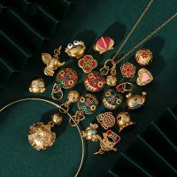 Brass Nakit perle, Mesing, možete DIY & različitih stilova za izbor & emajl, 6-24mm, Prodano By PC