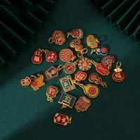 المعلقات مجوهرات النحاس, ديي & أنماط مختلفة للاختيار & مينا, 10-26mm, تباع بواسطة PC