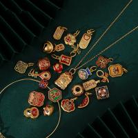 Perles bijoux en laiton, DIY & styles différents pour le choix & émail, 7-20.5mm, Vendu par PC
