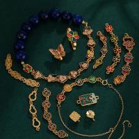 Mosaz Šperky Connector, DIY & různé styly pro výběr & smalt, 7-100mm, Prodáno By PC