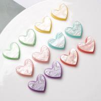 Mobile Phone DIY Decoration, Resin, Heart, epoxy gel, more colors for choice, 24x22mm, Sold By PC