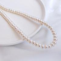Naturalne perły słodkowodne perełki luźne, Perła naturalna słodkowodna, DIY, dostępnych więcej kolorów, 5x8mm, sprzedawane na około 38 cm Strand