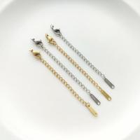 Titanium Steel Extender Chain Vacuum Ion Plating DIY 72mm Sold By PC