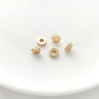 Brass Spacer Beads, 14K gold plated, different packing style for choice & DIY & different size for choice, golden, Sold By Bag
