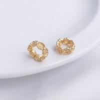 Brass Spacer Beads, 14K gold plated, DIY, golden, 4x10mm, Sold By PC
