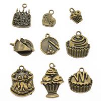 Zinc Alloy Jewelry Finding Set antique bronze color plated vintage & DIY & mixed nickel lead & cadmium free 10-20mm Sold By Bag