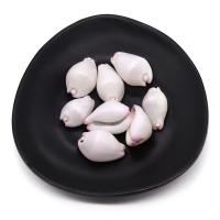 Natural Freshwater Shell Beads, DIY, white, 18x27mm, Sold By PC