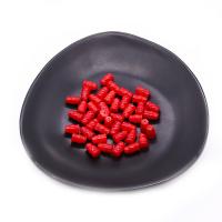 Perlas de espaciador, Coral sintético, Bricolaje, Rojo, 5x9mm, Vendido por UD