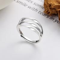 Sterling Silver Nakit Finger Ring, 925 Sterling Silver, modni nakit & za žene & šupalj, nikal, olovo i kadmij besplatno, 10mm, Prodano By PC