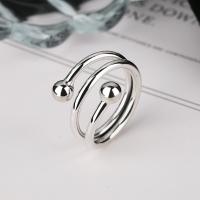 Sterling Silver Nakit Finger Ring, 925 Sterling Silver, modni nakit & za žene, nikal, olovo i kadmij besplatno, 13mm, Prodano By PC