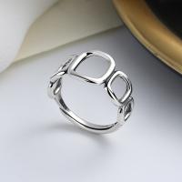 Solidny srebrny pierścień, 925 Srebro, biżuteria moda & dla kobiety & pusty, bez zawartości niklu, ołowiu i kadmu, 11mm, sprzedane przez PC