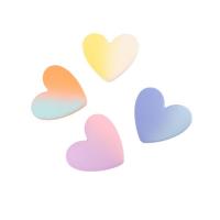 Mobile Phone DIY Decoration Acrylic Heart stoving varnish cute & gradient color Sold By PC