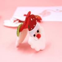 DIY Jewelry Supplies Plush with Cloth handmade Christmas Design Sold By PC