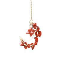 Fashion Decoration Quartz Moon handmade hanging & DIY nickel lead & cadmium free 25CM Sold By PC