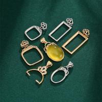Brass Pendant Findings plated DIY & with rhinestone 10-20mm Sold By PC