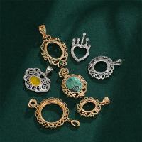 Brass Pendant Findings plated DIY & with rhinestone 15-22mm Sold By PC