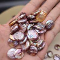 Cultured Baroque Freshwater Pearl Beads, Natural & DIY & no hole, multi-colored, 16-17mm, Sold By PC