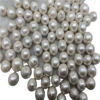 Perles nacres sans trou de culture d'eau douce, perle d'eau douce cultivée, Légèrement rond, Naturel & DIY & aucun trou, blanc, 14-15mm, Vendu par PC