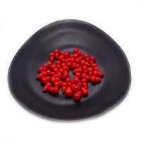 Natürliche Korallen Perlen, Synthetische Koralle, Kalebasse, DIY & halbgebohrt, rot, 6x11mm, verkauft von PC