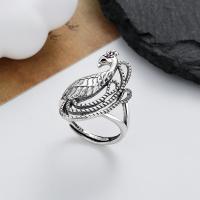 Sterling Silver Jewelry Finger Ring, 925 sterline d'argento, fenice, gioielli di moda & per la donna, assenza di nichel,piombo&cadmio, 27mm, Venduto da PC