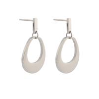 Stainless Steel Drop Earring, 304 Stainless Steel, fashion jewelry & for woman, original color, 28x16x1mm, Sold By Pair