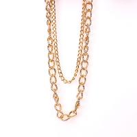 Body Chain Jewelry Aluminum Alloy plated Double Layer & Unisex nickel lead & cadmium free Length 45 cm 55 cm Sold By PC