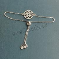 Stainless Steel Jewelry Bracelet 304 Stainless Steel Round plated DIY Length Approx 7 Inch Sold By PC