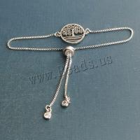 Stainless Steel Jewelry Bracelet 304 Stainless Steel Round DIY Length Approx 7 Inch Sold By PC