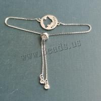 Stainless Steel Jewelry Bracelet 304 Stainless Steel plated DIY Length Approx 7 Inch Sold By PC