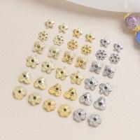 Brass Bead Cap, plated, DIY & different designs for choice, more colors for choice, nickel, lead & cadmium free, 10PCs/Bag, Sold By Bag