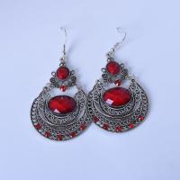 Zinc Alloy Drop Earrings with Plastic plated Bohemian style & for woman nickel lead & cadmium free Sold By Pair