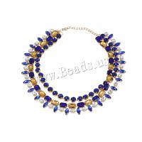 Zinc Alloy Jewelry Necklace fashion jewelry & for woman & with rhinestone nickel lead & cadmium free Sold By PC