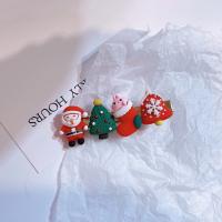 Clips de pico, resina, hecho a mano, Joyería & Joyas de Navidad & para mujer, libre de níquel, plomo & cadmio, 70mm, Vendido por UD