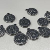 Stainless Steel Pendants, blacken, original color, 15x17.50x2.50mm, Hole:Approx 1.5mm, Approx 10PCs/Lot, Sold By Lot