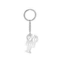 Stainless Steel Key Clasp, 304 Stainless Steel, Unisex, original color, 48.09x28.63mm,24.48mm, Sold By PC