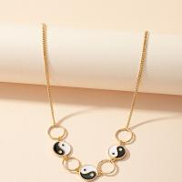 Zinc Alloy Jewelry Necklace with 7cm extender chain gold color plated fashion jewelry & for woman nickel lead & cadmium free Length Approx 50 cm Sold By PC