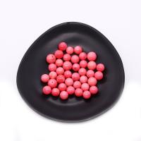 Natural Coral Beads, Round, DIY & half-drilled, pink, 5mm, Sold By PC
